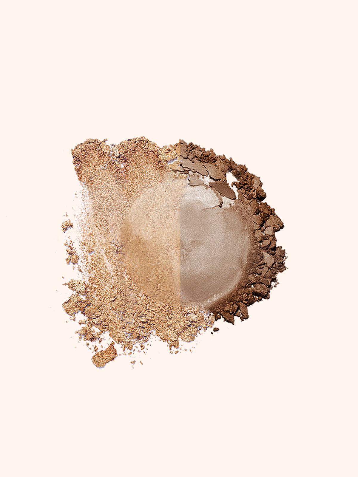 Palette viso bronzer e illuminante Care&Sparkle per contouring luminoso - Mookajè Cosmetics