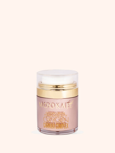Crema viso idratante e levigante Oxydra Cream con acido ialuronico e Ginseng - Mookajè Cosmetics