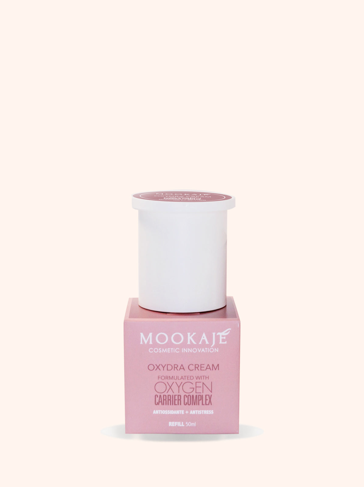 Ricarica crema viso idratante e levigante Oxydra Cream - Mookajè Cosmetics
