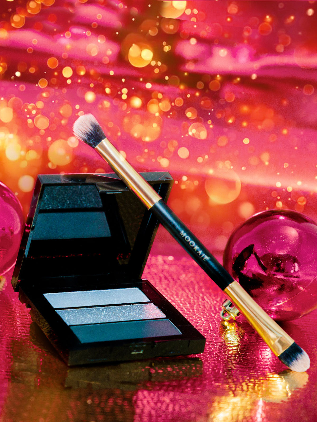 Xmas Crush – Palette occhi + Eyeshadow Brush Duo + Pochette Gold Edition