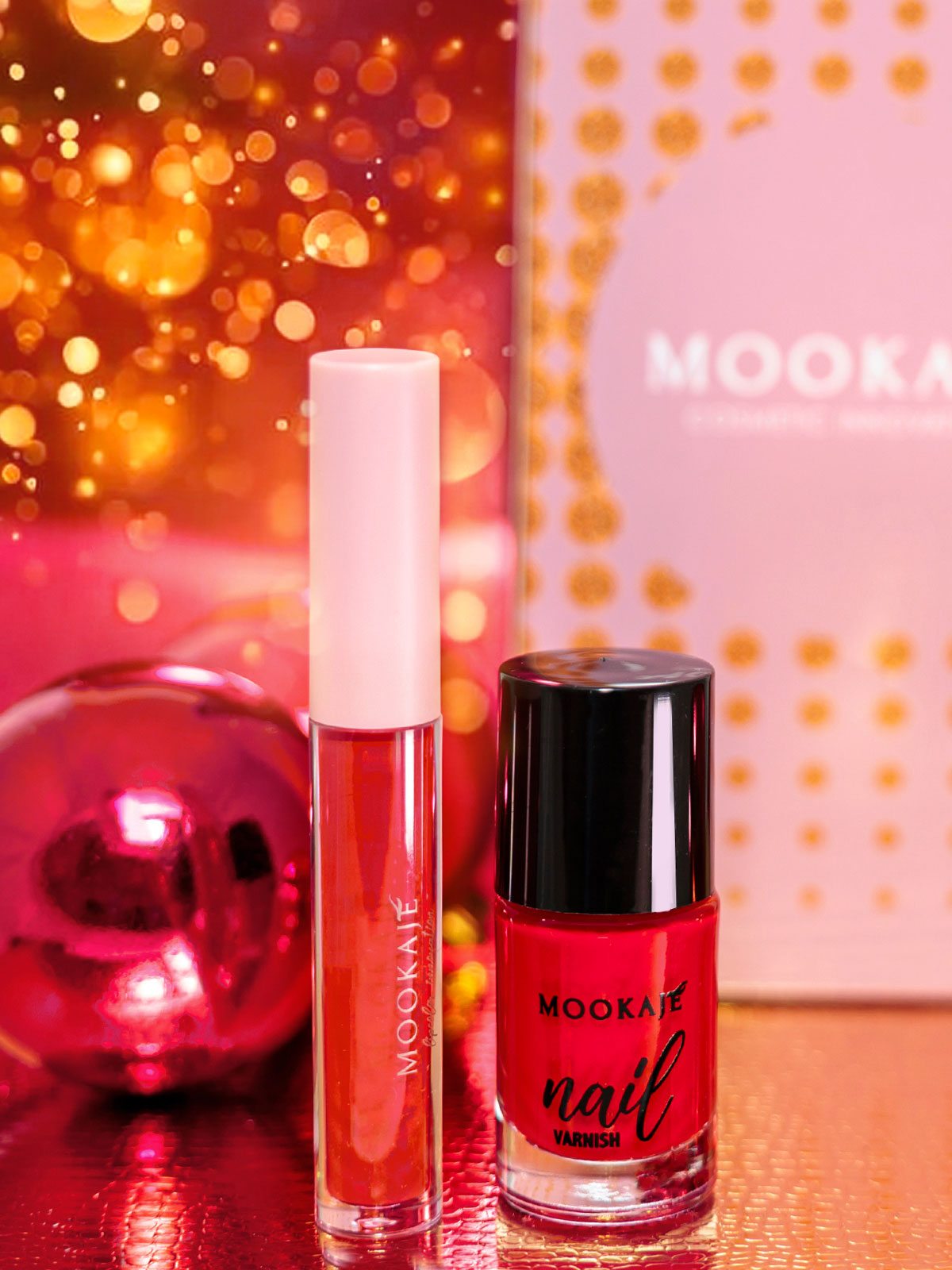 Party Glam in Red – Rossetto liquido Silky Feel + Smalto Passion in box regalo