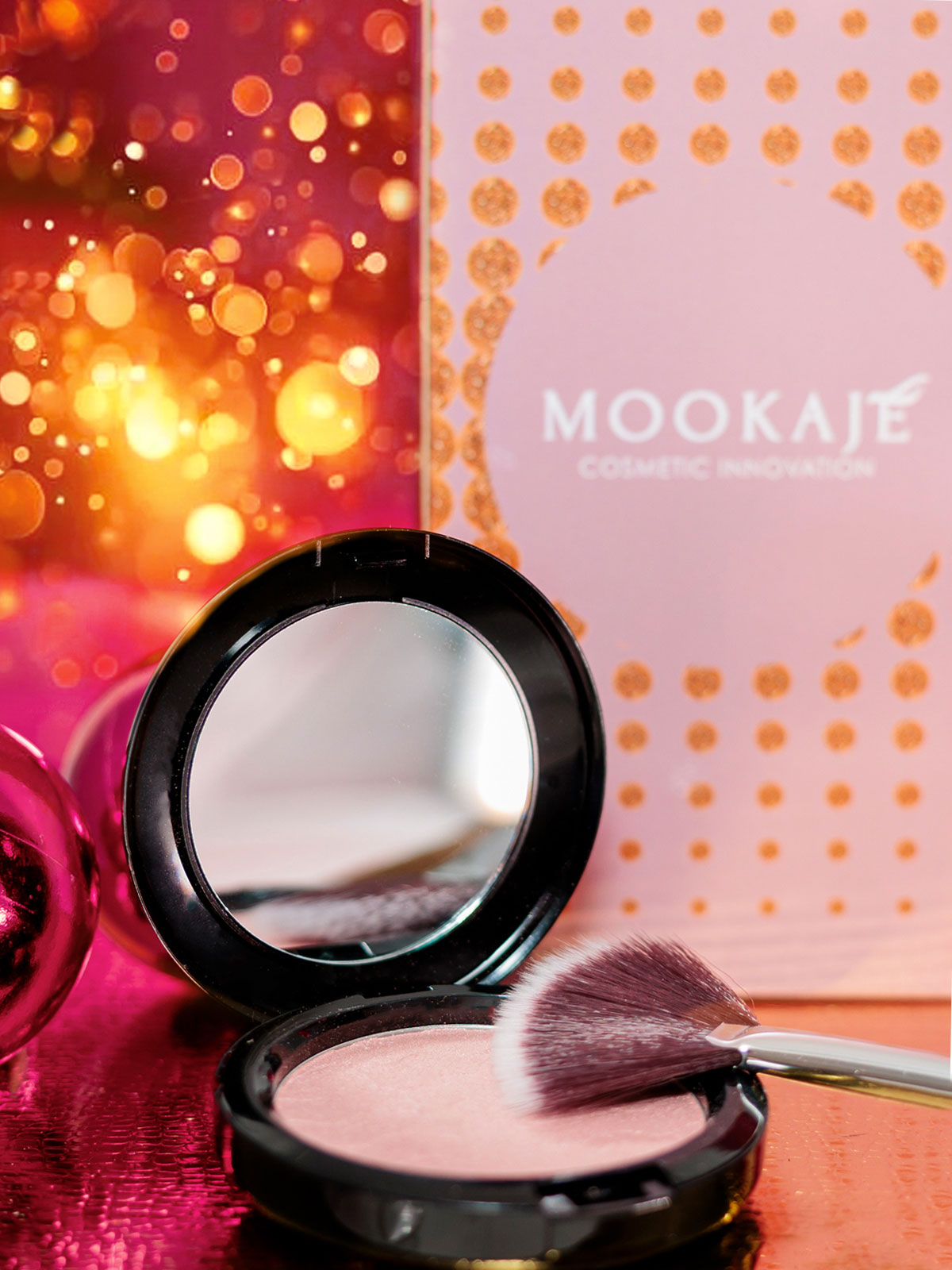 Merry & Bright – Splendor Lux Highlighter + Powder Brush in box regalo